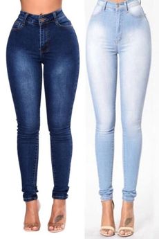 Classic Dark High Waist Jeans