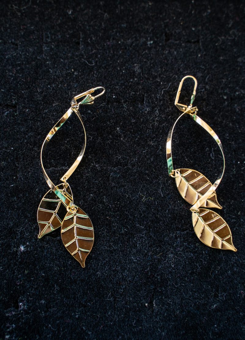 Leafing it Drop Earrings